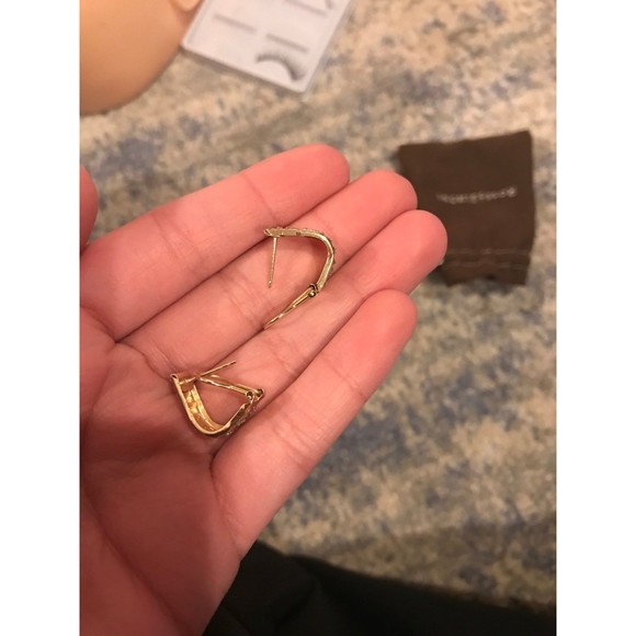 Gold play costume Earrings - Picture 3 of 5